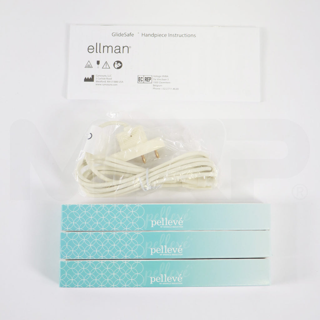 Cynosure Pelleve PV GlideSafe 10mm HP 2mm Cable RF Wrinkle Reduction 3pk