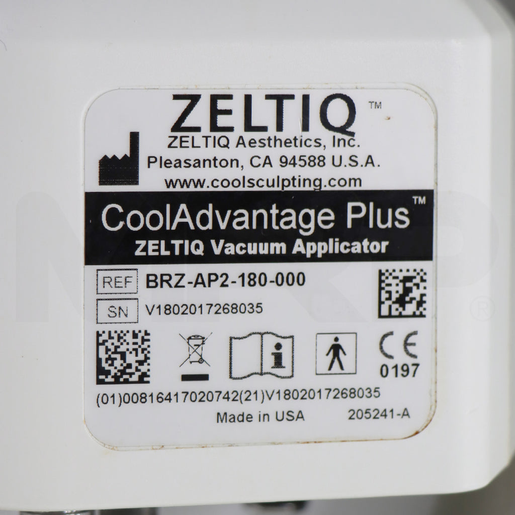 2017 Zeltiq CoolSculpting CoolAdvantage Plus Vacuum Applicator Plus BRZ-AP2-180-000