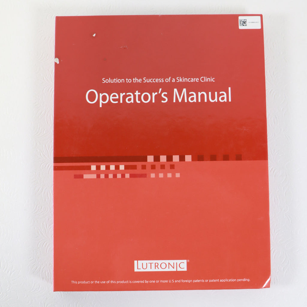 Lutronic Clarity II LPC Operator's Manual 41001720100 Rev 2 English Skincare