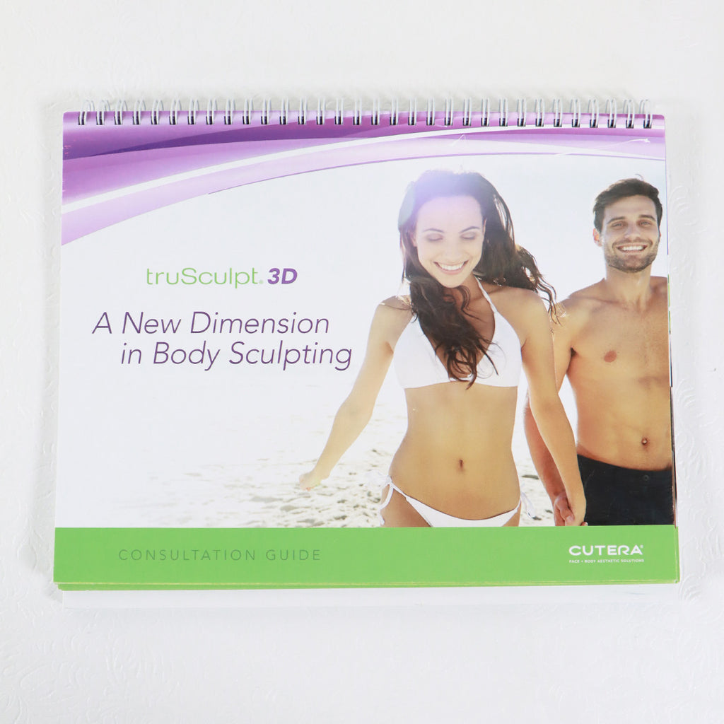 2018 Cutera TruSculpt 3D Patient Informational Standing Display Booklet AP1732