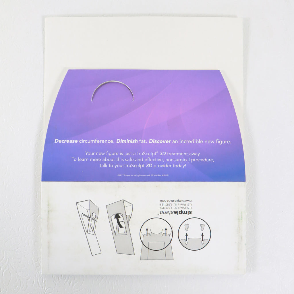2017 Cutera truSculpt ID AP1404 Revision A (7/17) Brochure Holder