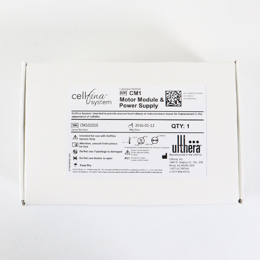 Ulthera Cellfina CM1 Motor Module Power Supply Tracker CM101010