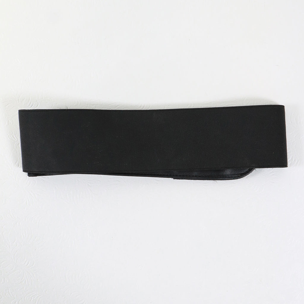 Black Vinyl Velcro Patient Belt 36in L x 2.5in W Applicators Strap