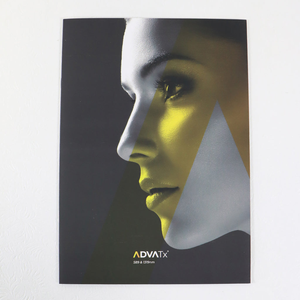 Advalight ADVATx Seven Page Double Sided Introduction Booklet 589nm 1319nm