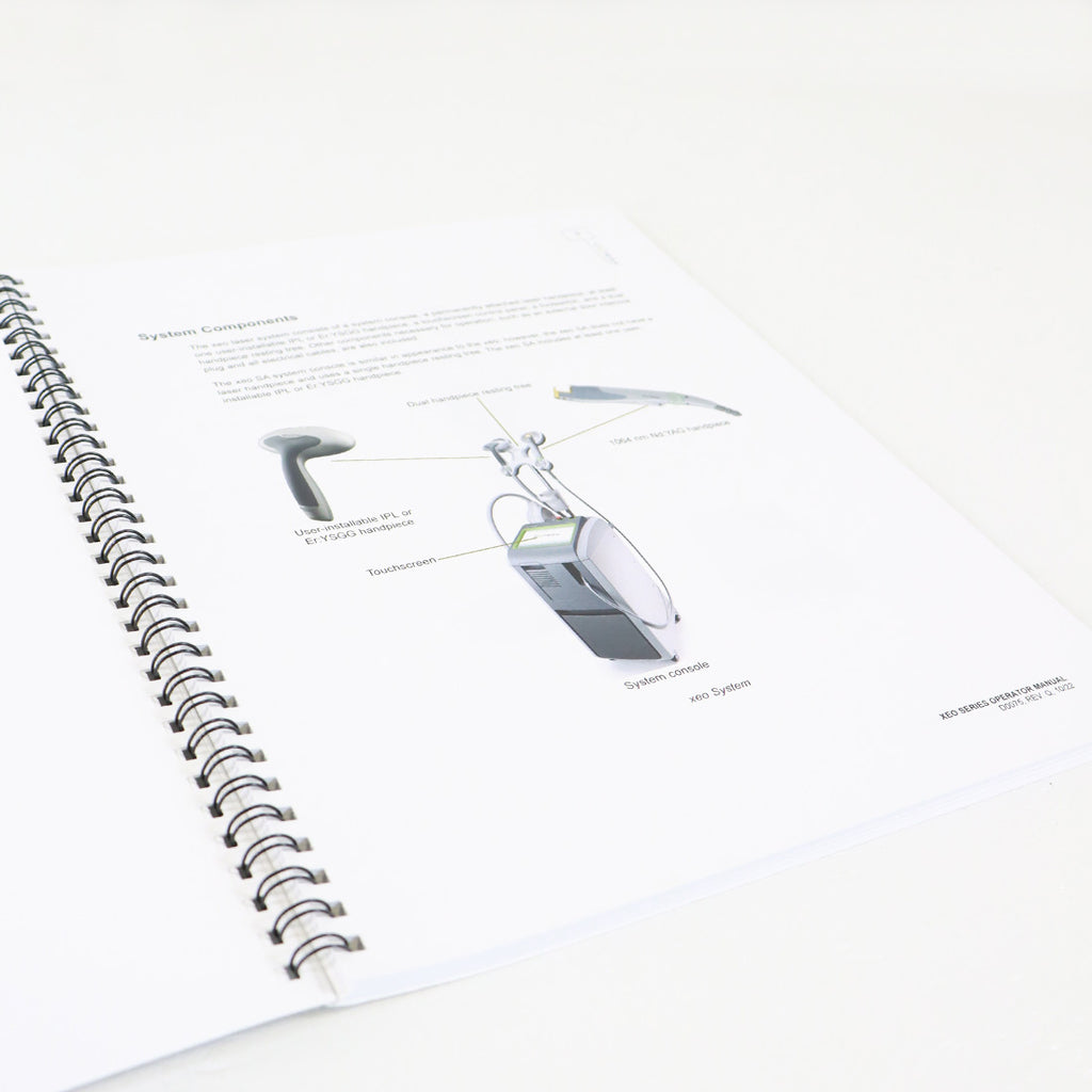 2022 Cutera XEO Series User Operator Manual D0075 REV Q