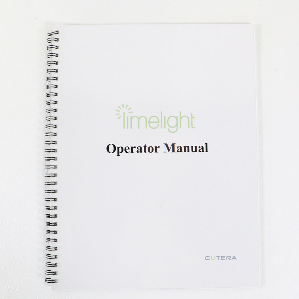 2022 Cutera LimeLight IPL Handpiece Lime Light Operator Manual D0436 REV F