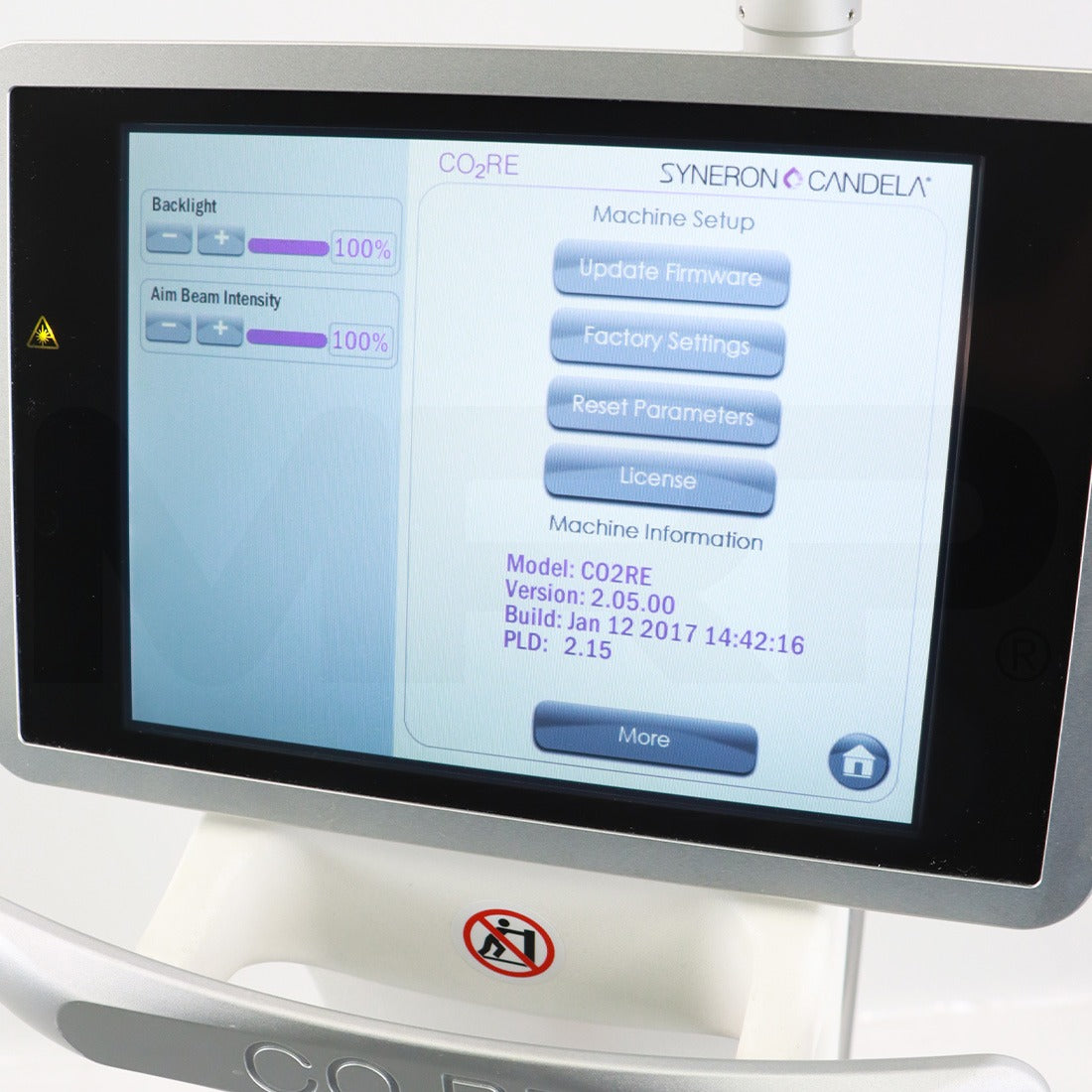 2022 Syneron Candela CO2RE Fractional CO2 Laser Skin Resurfacing System
