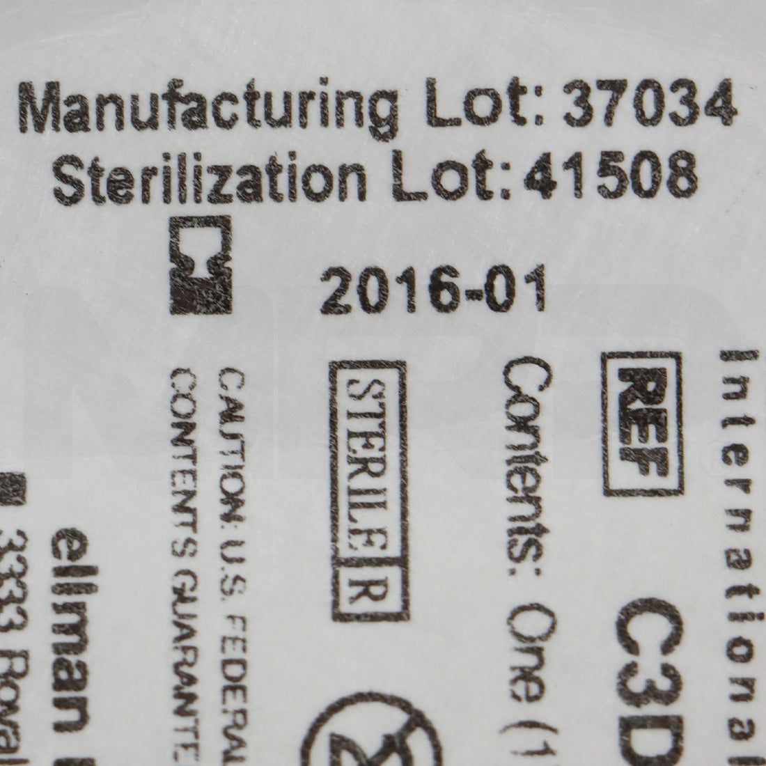 Ellman Diamond loop Electrode Sterile C3D Shaft 1/16in EXP 01/2016 3pk