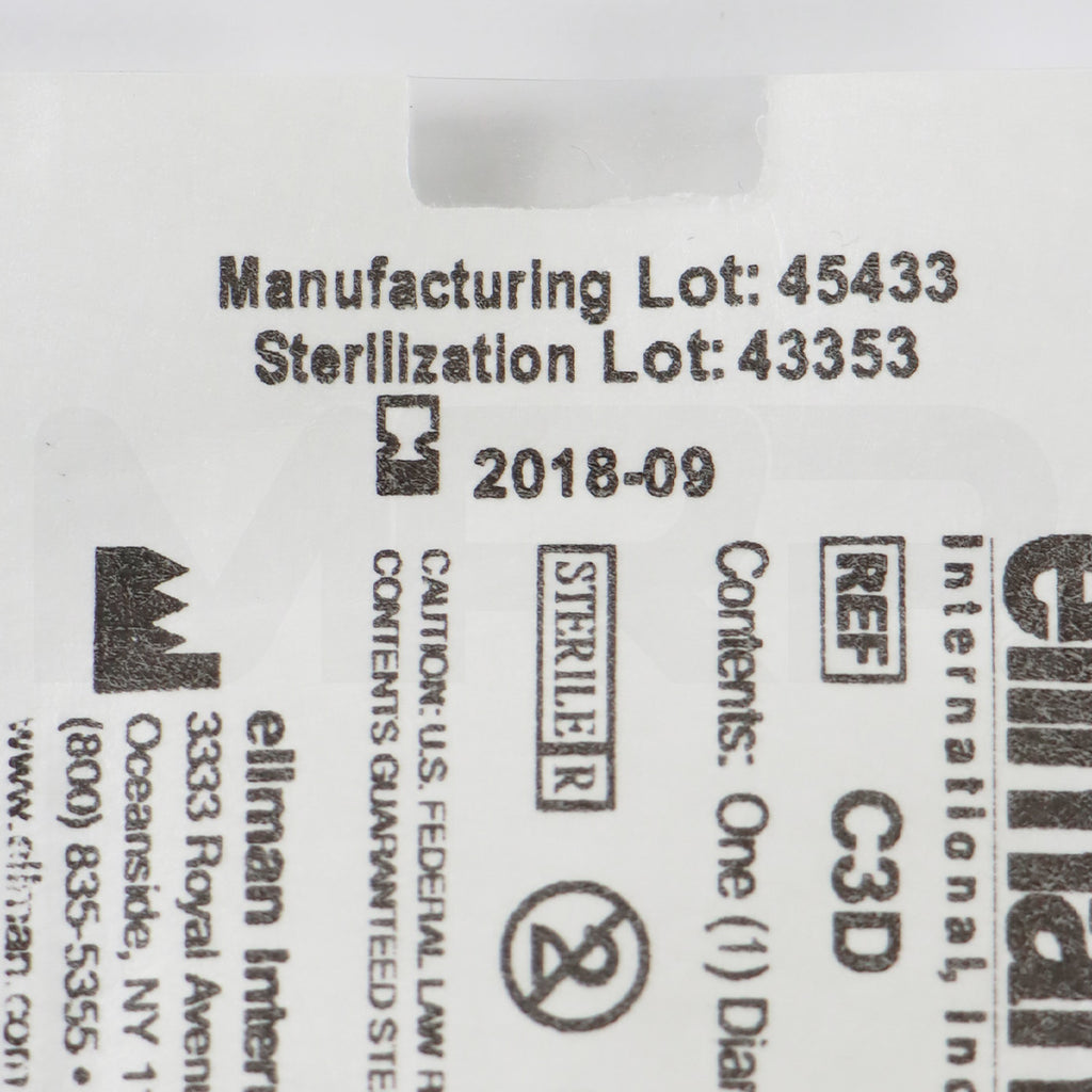 Ellman Diamond Loop Electrode 1/16in Shaft Sterile C3D EXP 09/2018 5pk