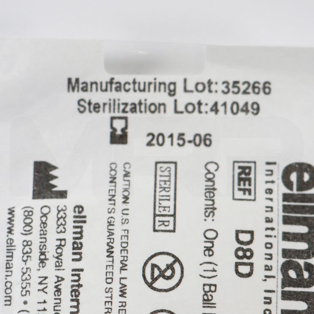 Ellman Ball Electrode 1/16in Shaft Sterile D8D EXP 06/2015 13pk