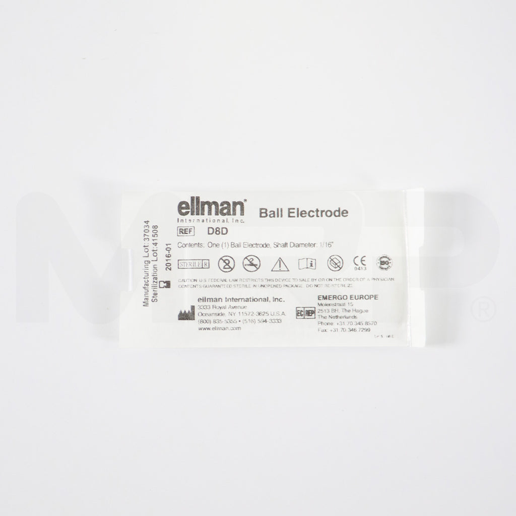 Ellman Ball Electrode 1/16in Shaft Sterile D8D EXP 01/2016