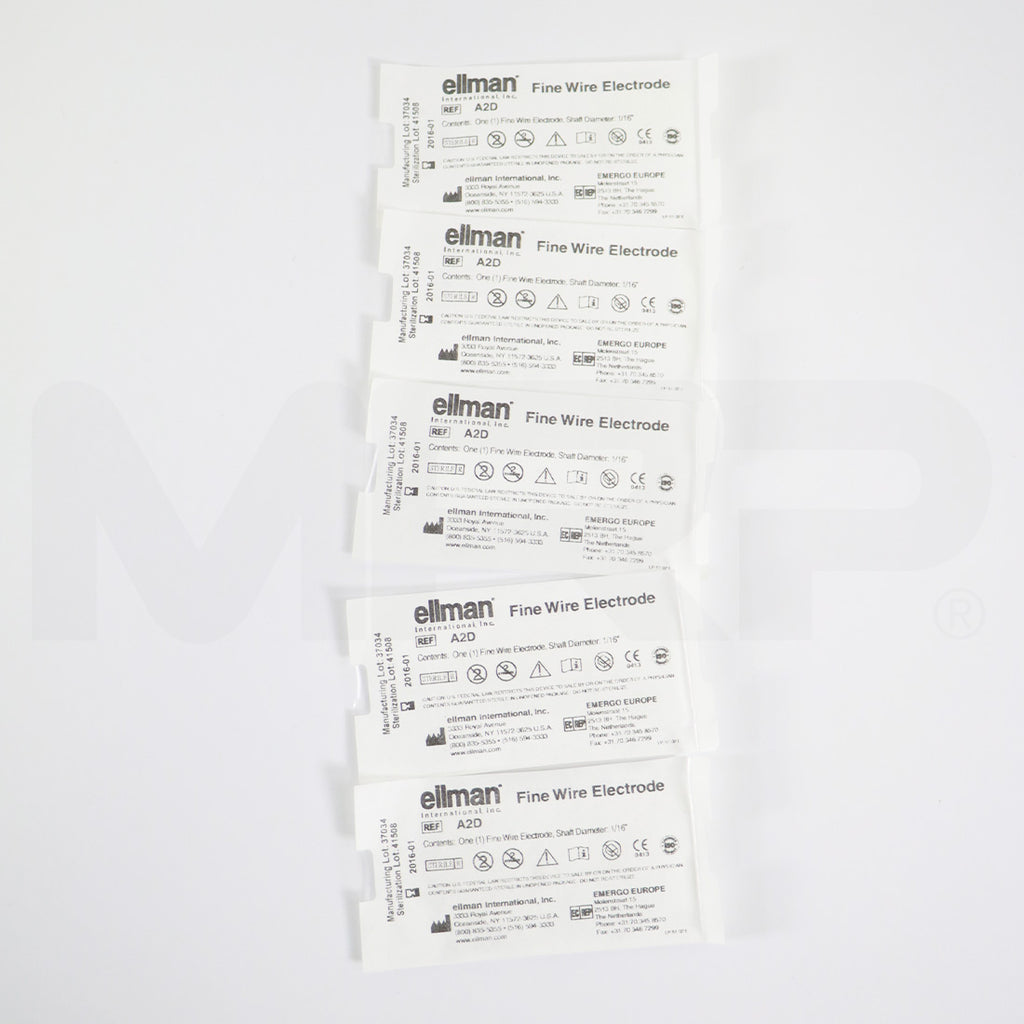 Ellman Fine Wire Electrode 1/16" Shaft Diameter A2D 5pk EXP 01/2016