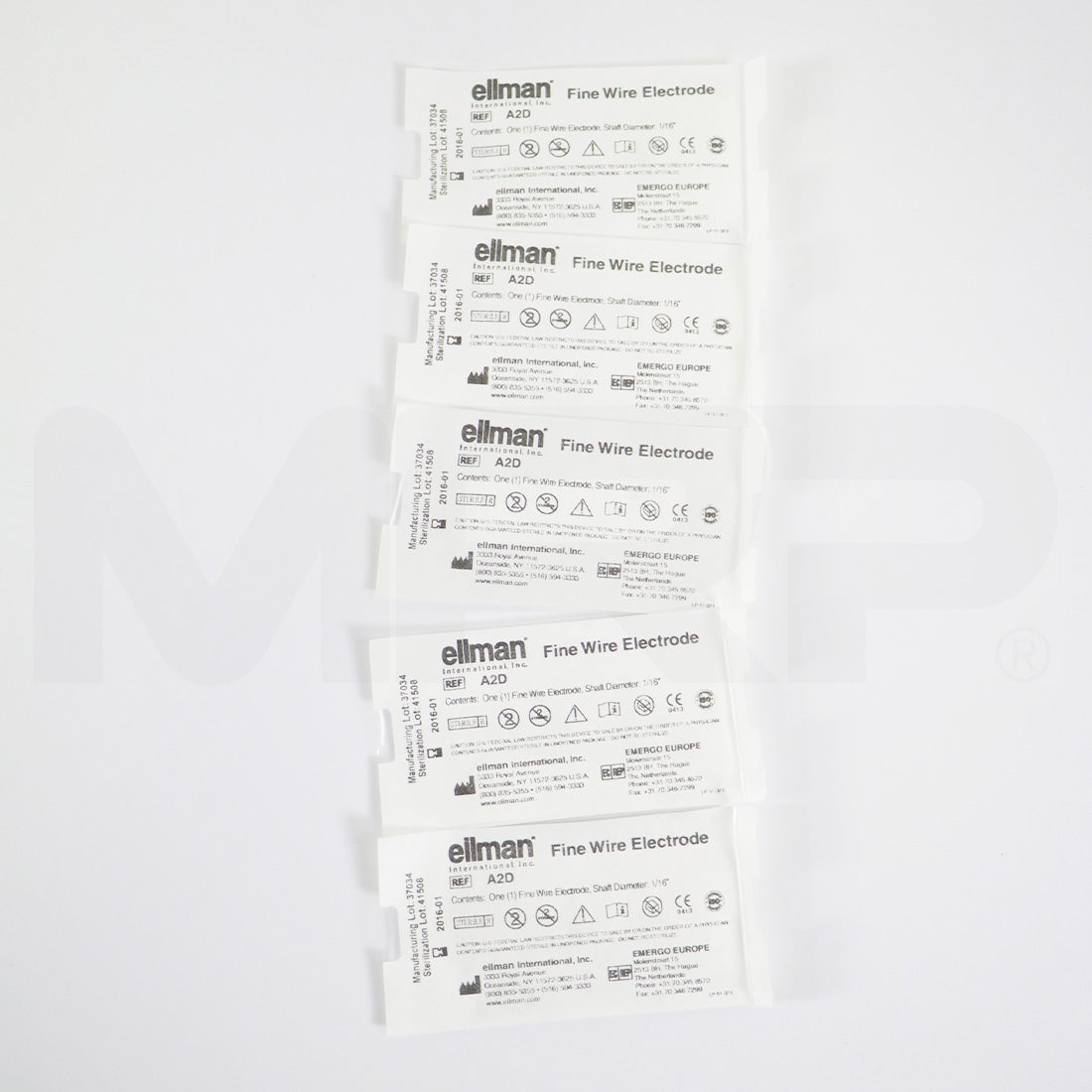 Ellman Fine Wire Electrode 1/16" Shaft Diameter A2D 5pk EXP 01/2016