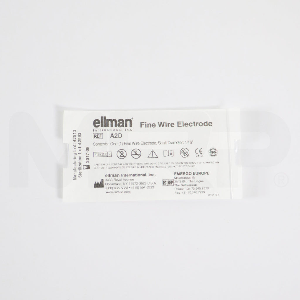 Ellman Fine Wire Electrode 1/16" Shaft Diameter A2D EXP 08/2017