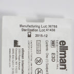 Ellman Scalpel Electrode 1/16" Shaft Diameter E3D EXP 12/2015