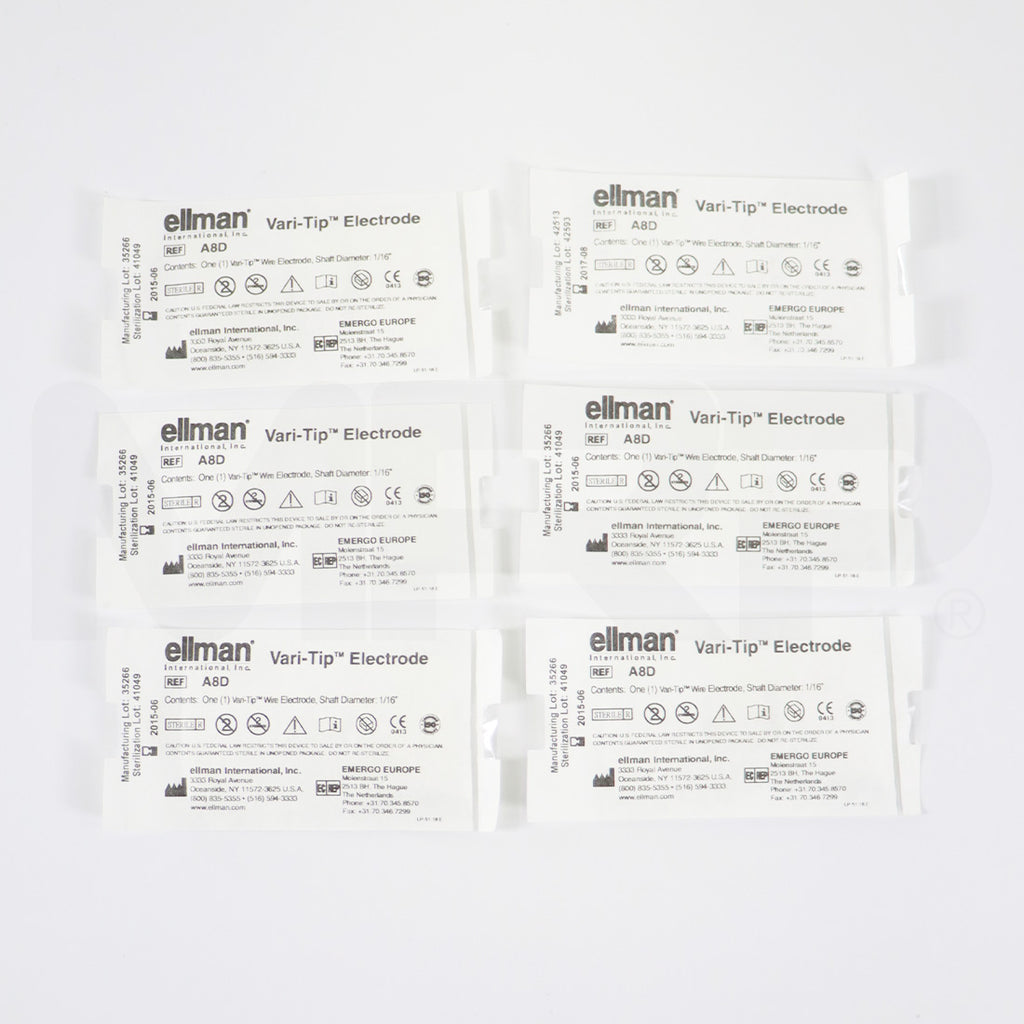 Ellman Vari-tip Electrode 1/16" Shaft Diameter A8D 6pk EXP 06/2015