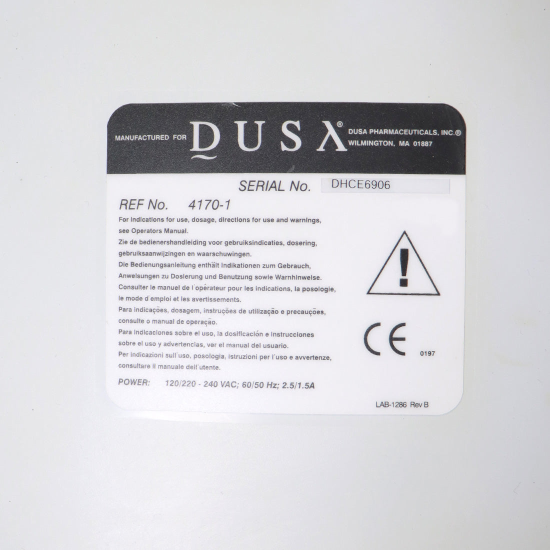 Dusa Blu-U Custom Listing for St George Customer