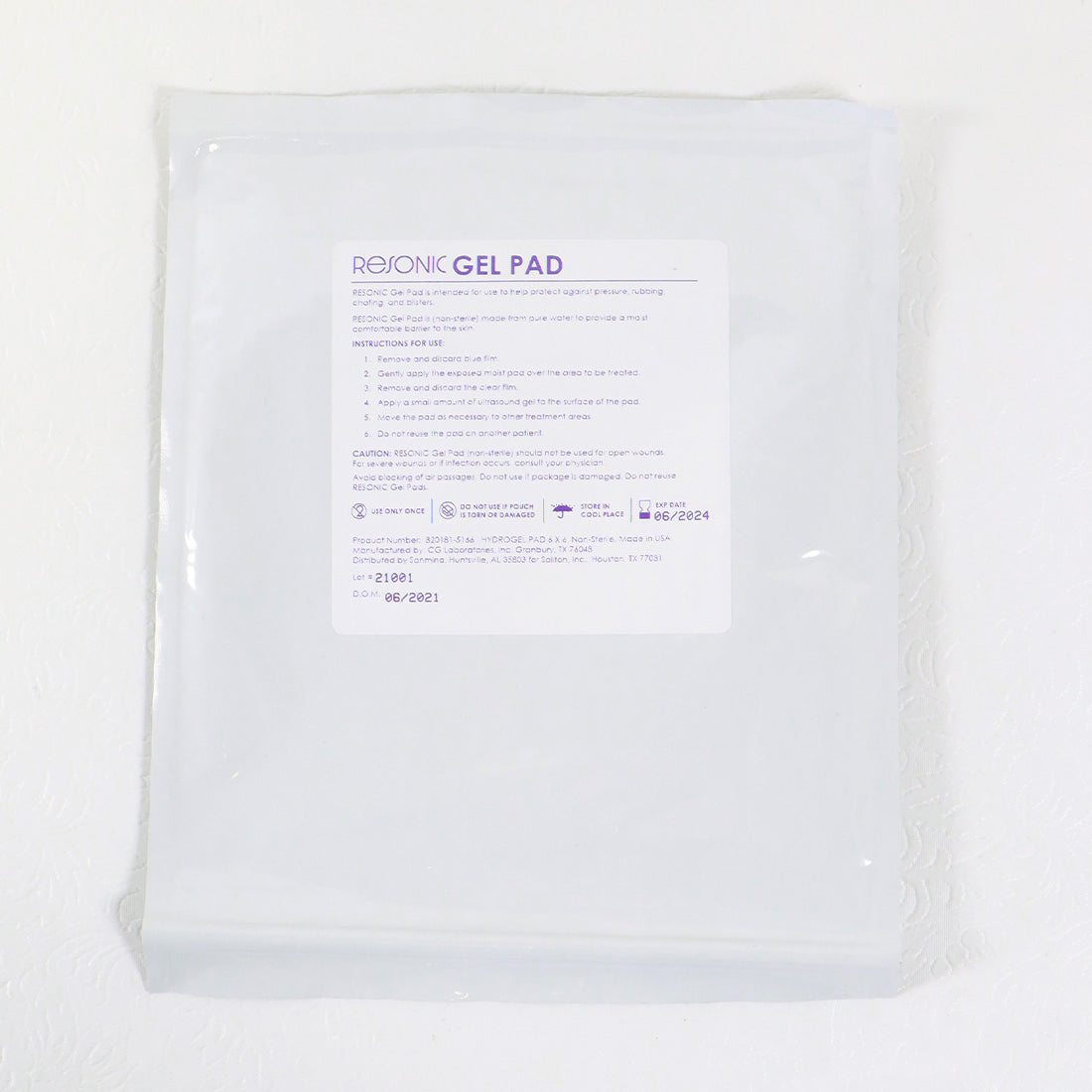 Resonic Gel Pad Protective Against Pressure Rubbing Chafing Gel Pads x5Pc