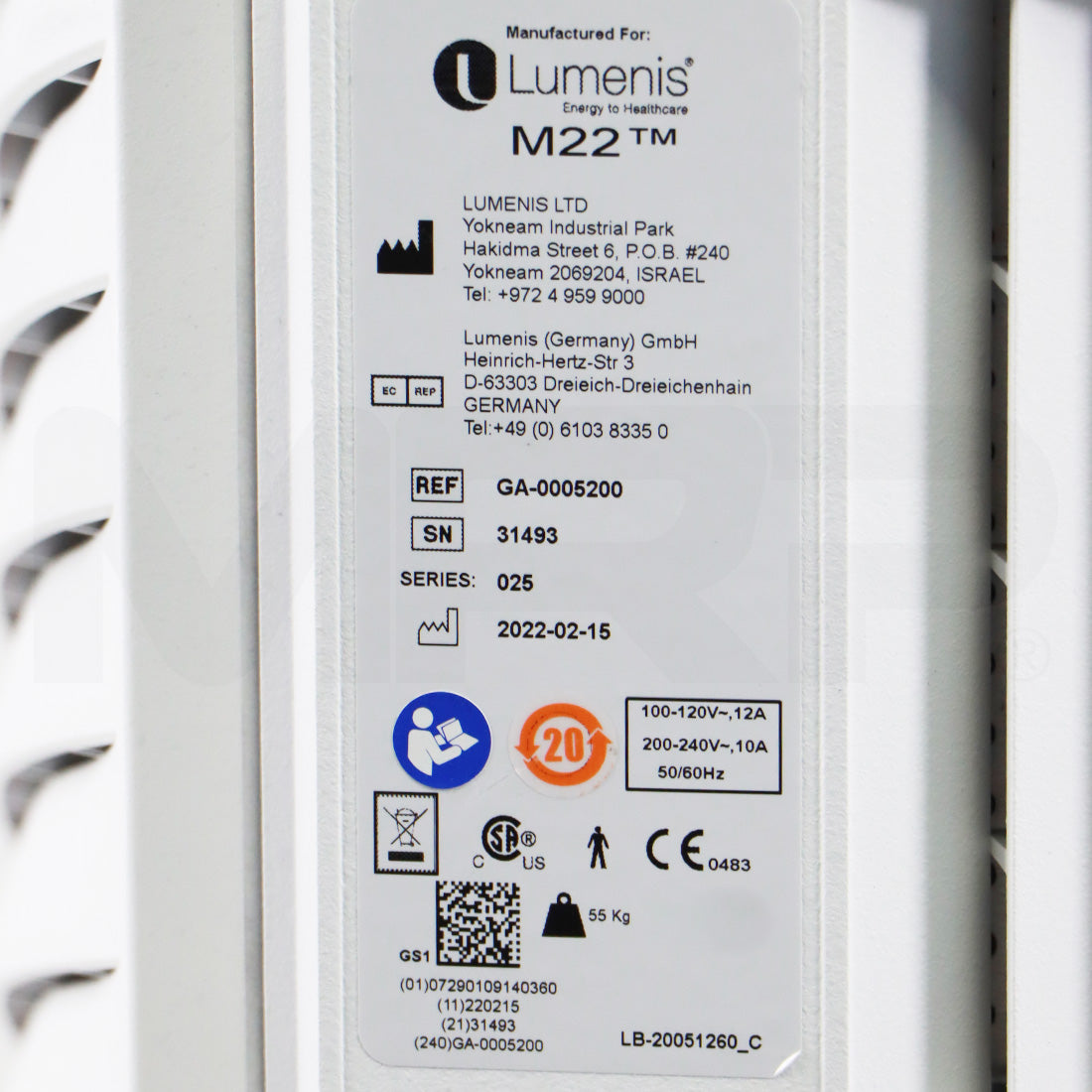 2022 Lumenis M22 Universal IPL Laser System GA-0005200