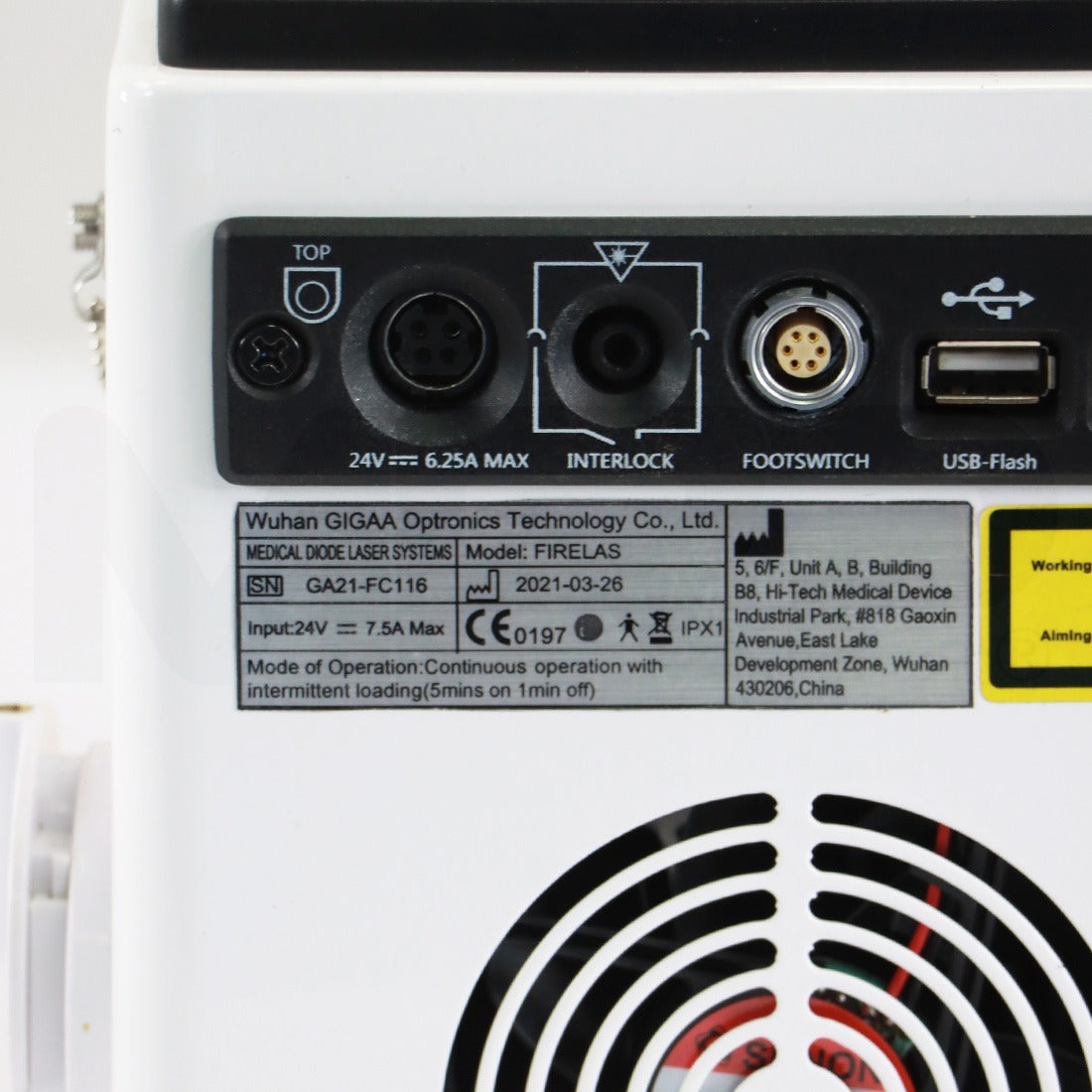 2021 GIGAA FireLas Four Wavelength Multi-Function Laser System