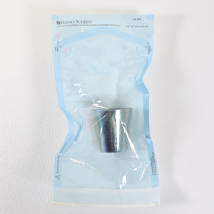 Aesculap Graduated Medicine Cup 2 oz. Silver Stainless Steel Reusable