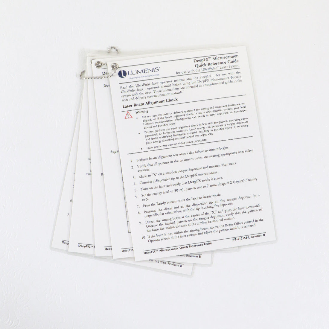 Lumenis DeepFX MicroScanner Quick-Reference Guide - UltraPulse PB-1121560