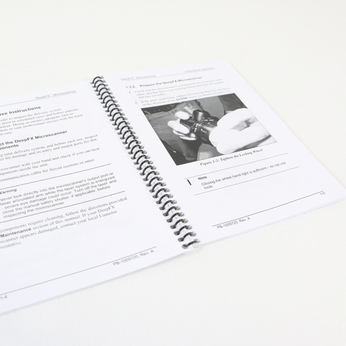 LUMENIS DeepFX TM, Bridge Therapy, Operators Manual PB-1009720 Rev. A
