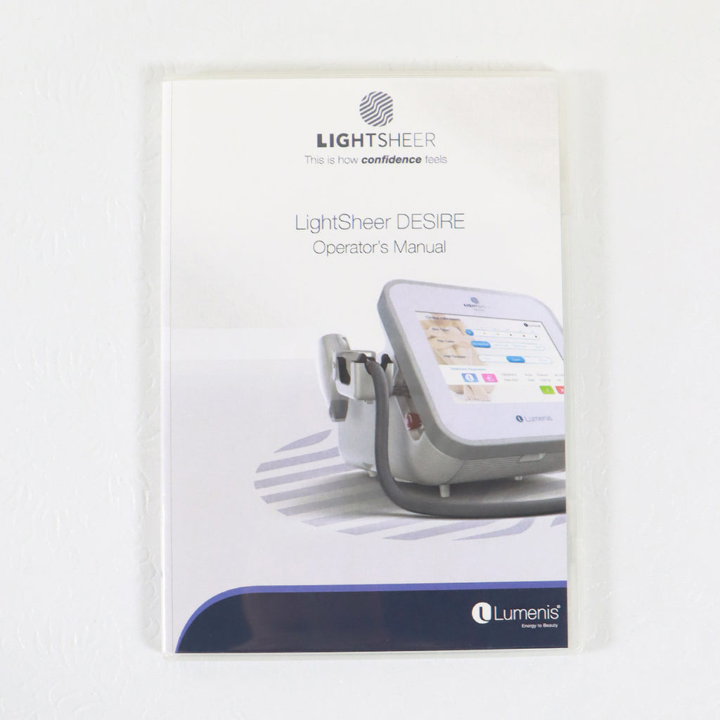 Lumenis LightSheer DESIRE Laser Operator Manual User Guide CD PB-1170000