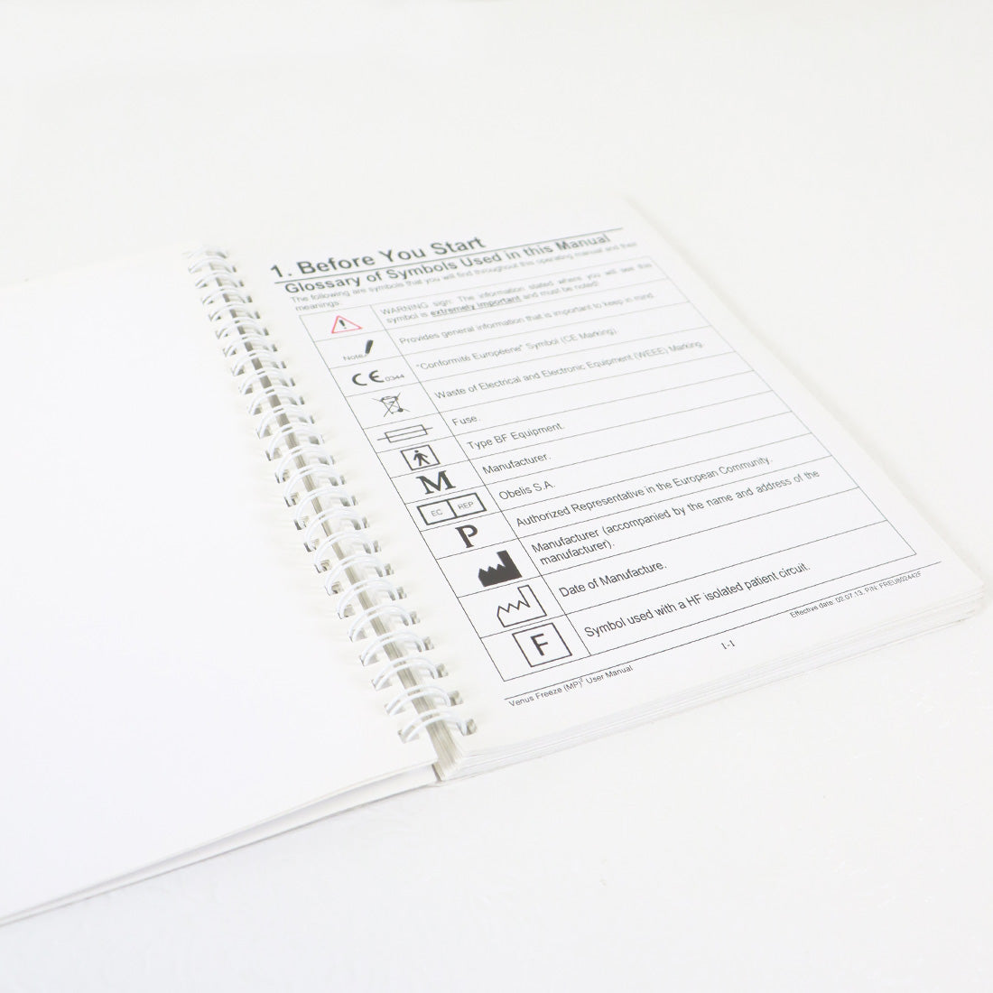 VenusFreeze MP2 Operator Manual Venus Concept User Guide FREU802442F