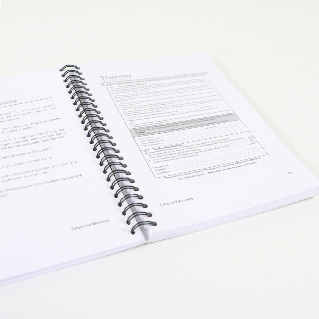 Thermo Scientific Linistat Safety Warranty Booklet Multi-Lingual A79910001