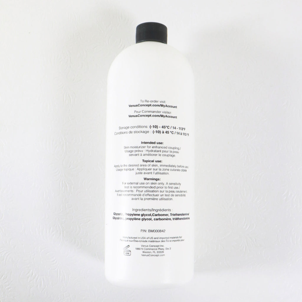 VenusConcept GLIDE RF Treatment Coupling Skin Gel 32oz EXP2026 With Pump