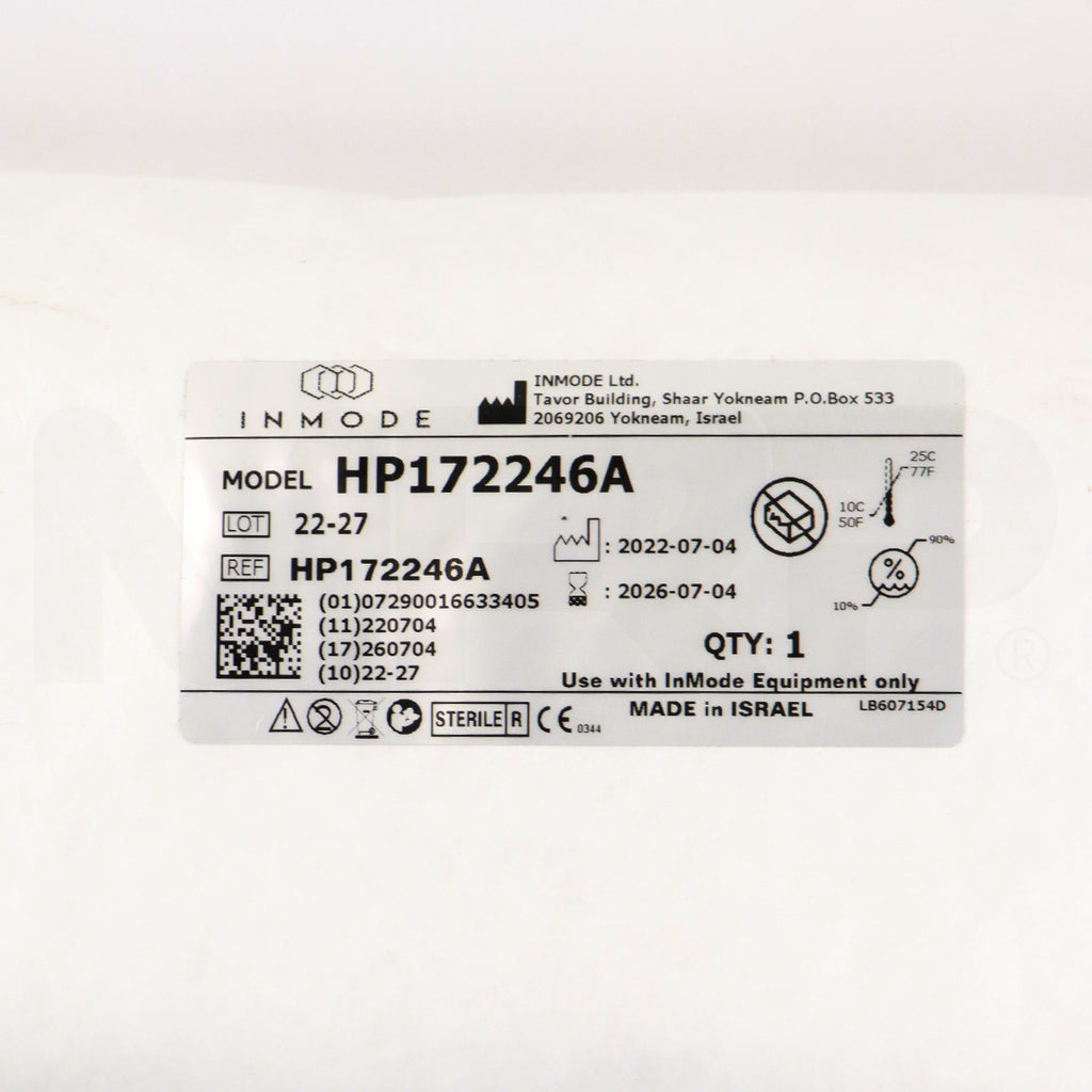 InMode FaceTite RF Handpiece Applicator HP101306A EXP 07/2026