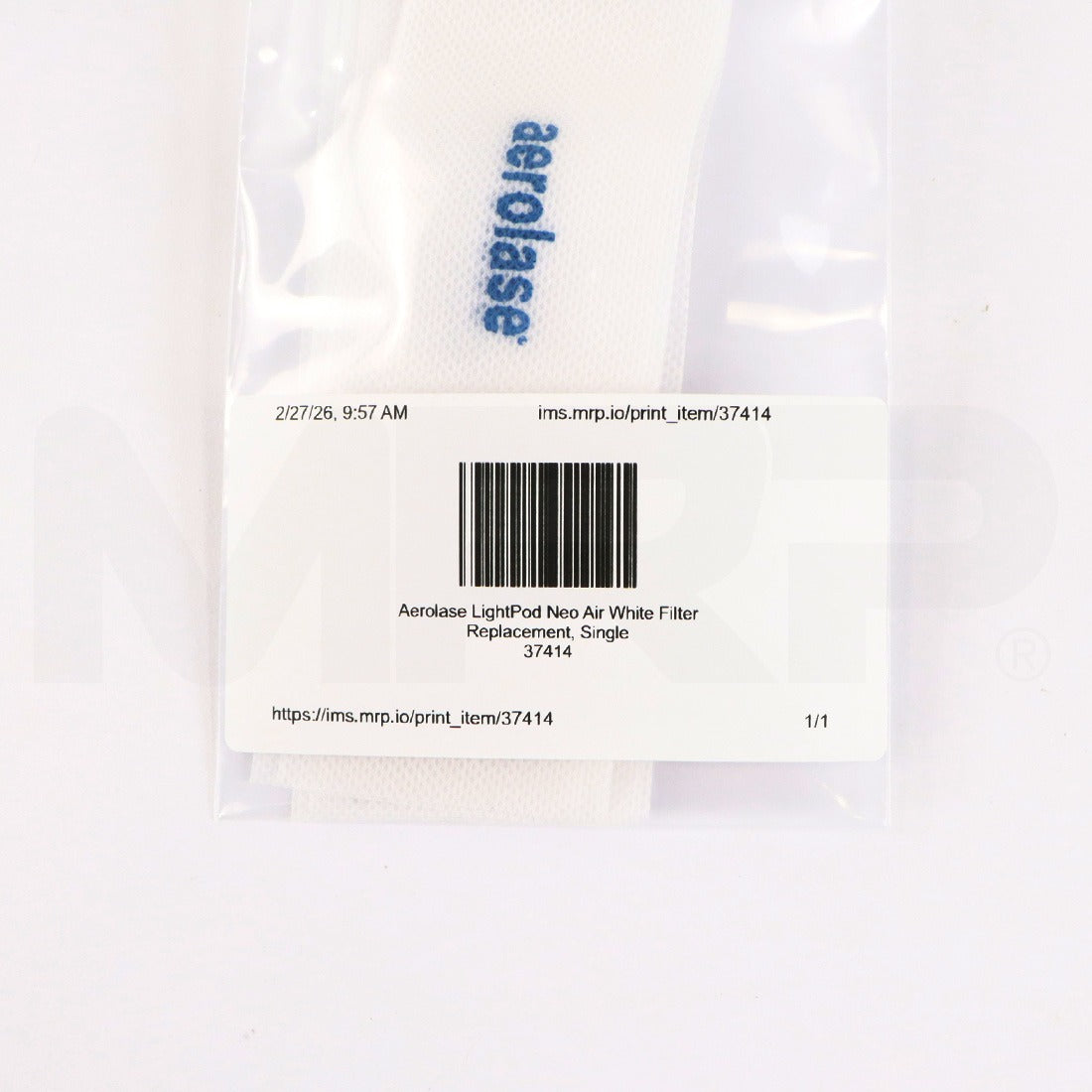Aerolase LightPod Neo Air White Filter Replacement, Single
