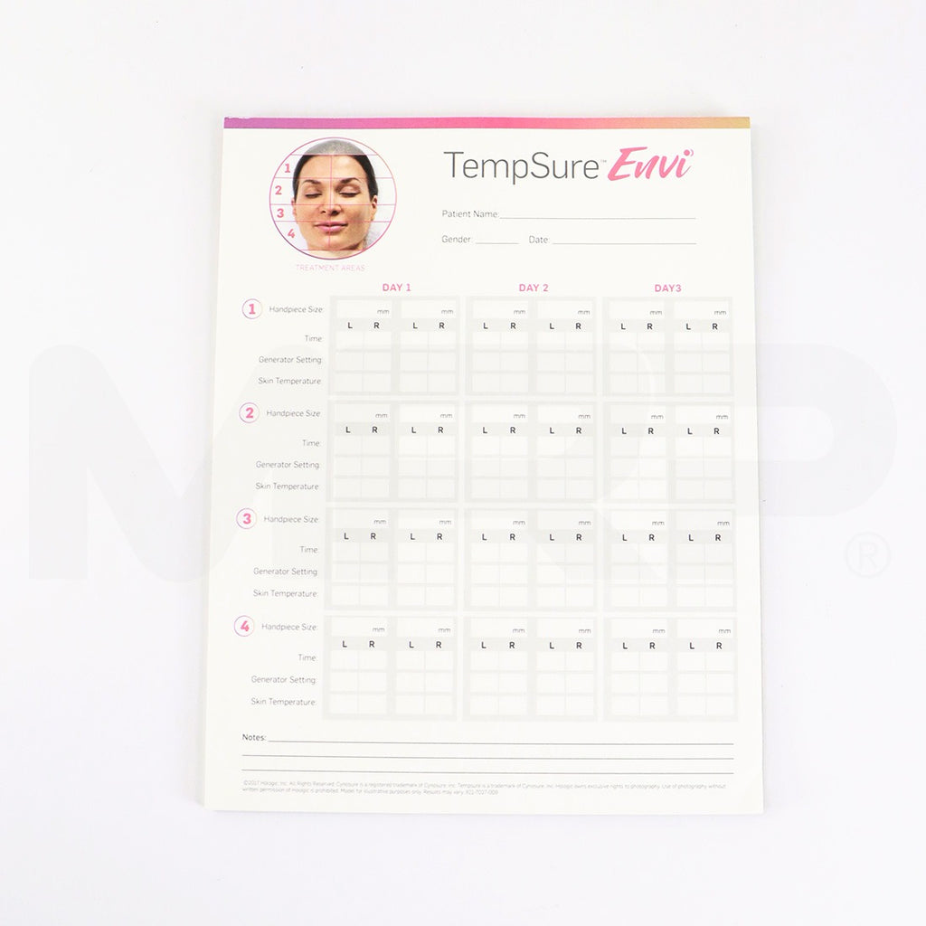 Cynosure TempSure Envi Patient Face Treatment Pad 921-7027-009, 22 Sheets