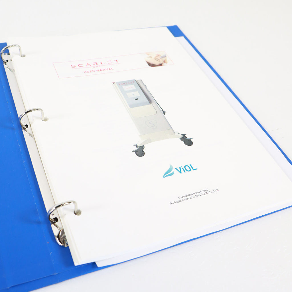 Viol Scarlet SRF Mirconeedling RF Operator User Manual Operating Guide Rev 04