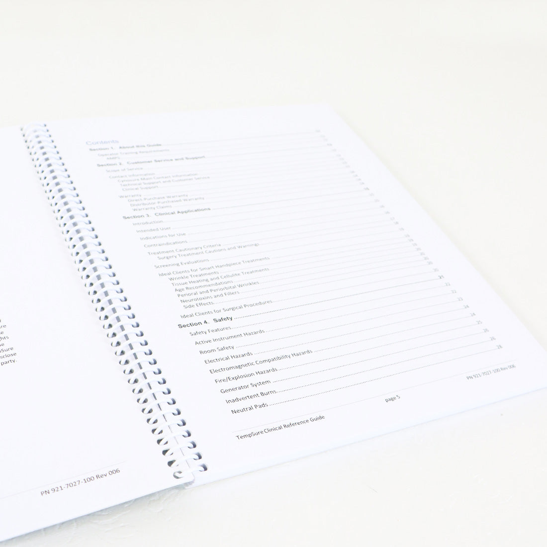 2020 Cynosure TempSure Clinical Reference Guide Manual 921-7020-100 Rev 006