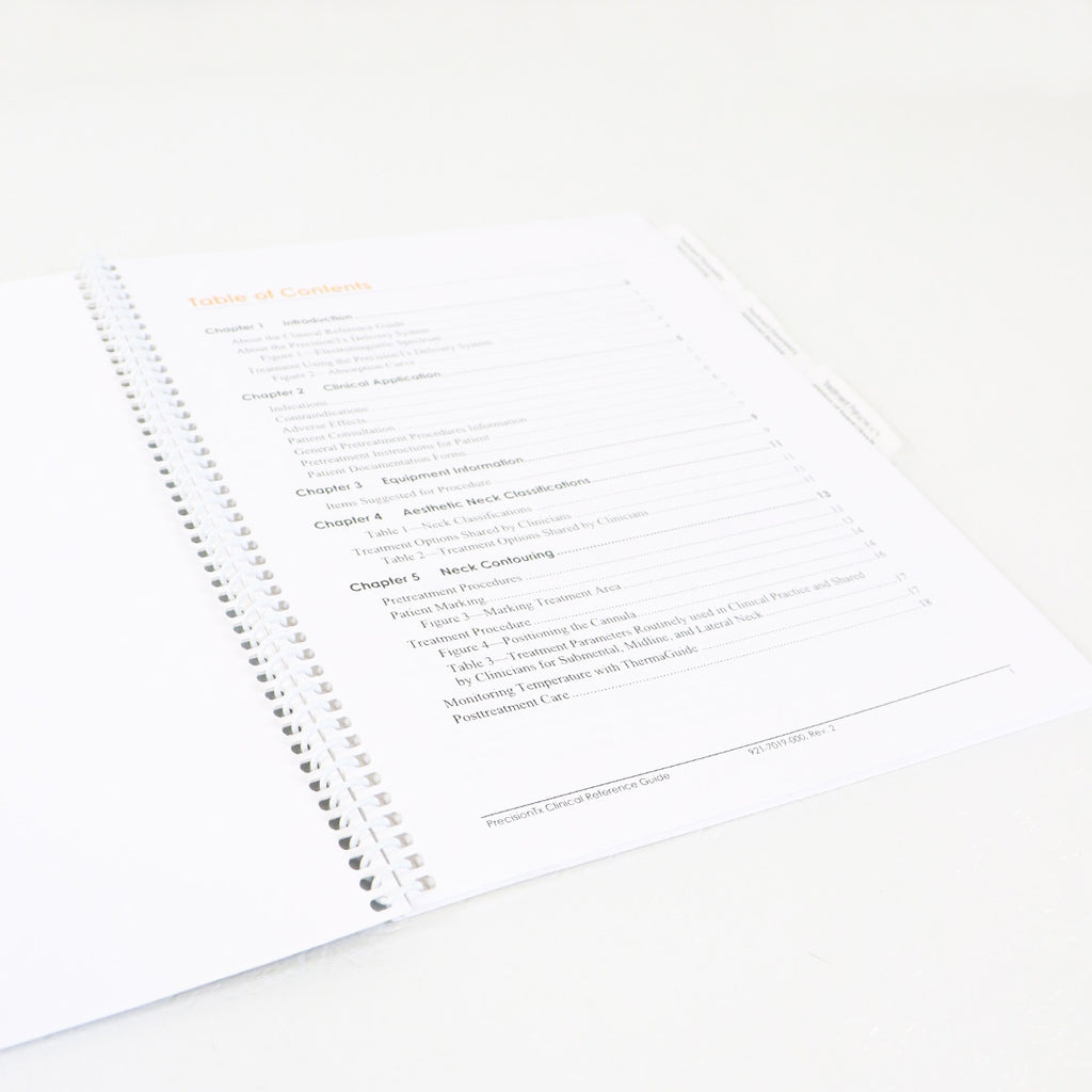 Cynosure PrecisionTX Clinical Reference Manual Guide 2013 921-7019-000 Rev 02