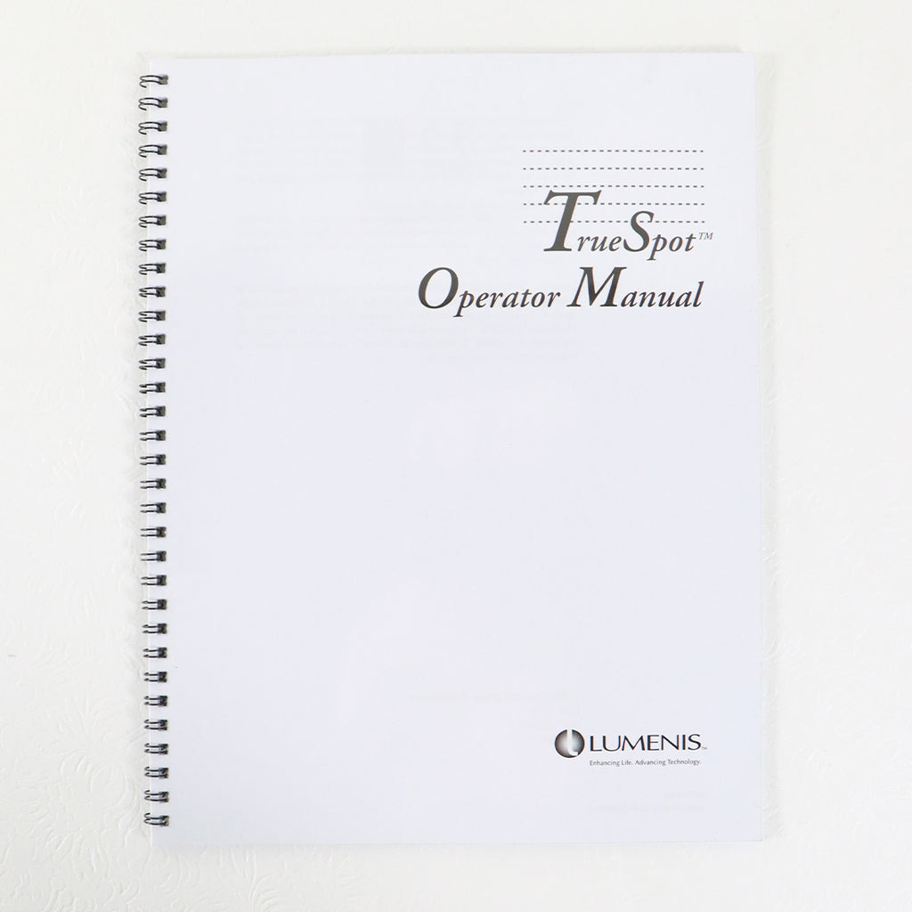 2004 Lumenis TrueSpot Operator Manual Guide 0627-602-01 Revision F
