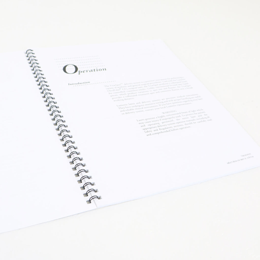 2004 Lumenis TrueSpot Operator Manual Guide 0627-602-01 Revision F
