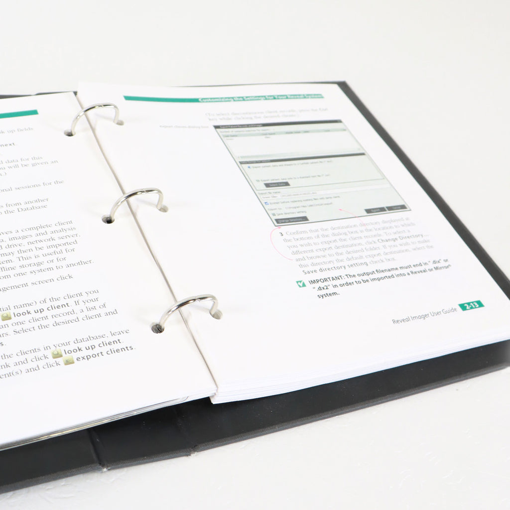 2012 Canfield Imaging System Reveal Imager User Guide Manual Version 6