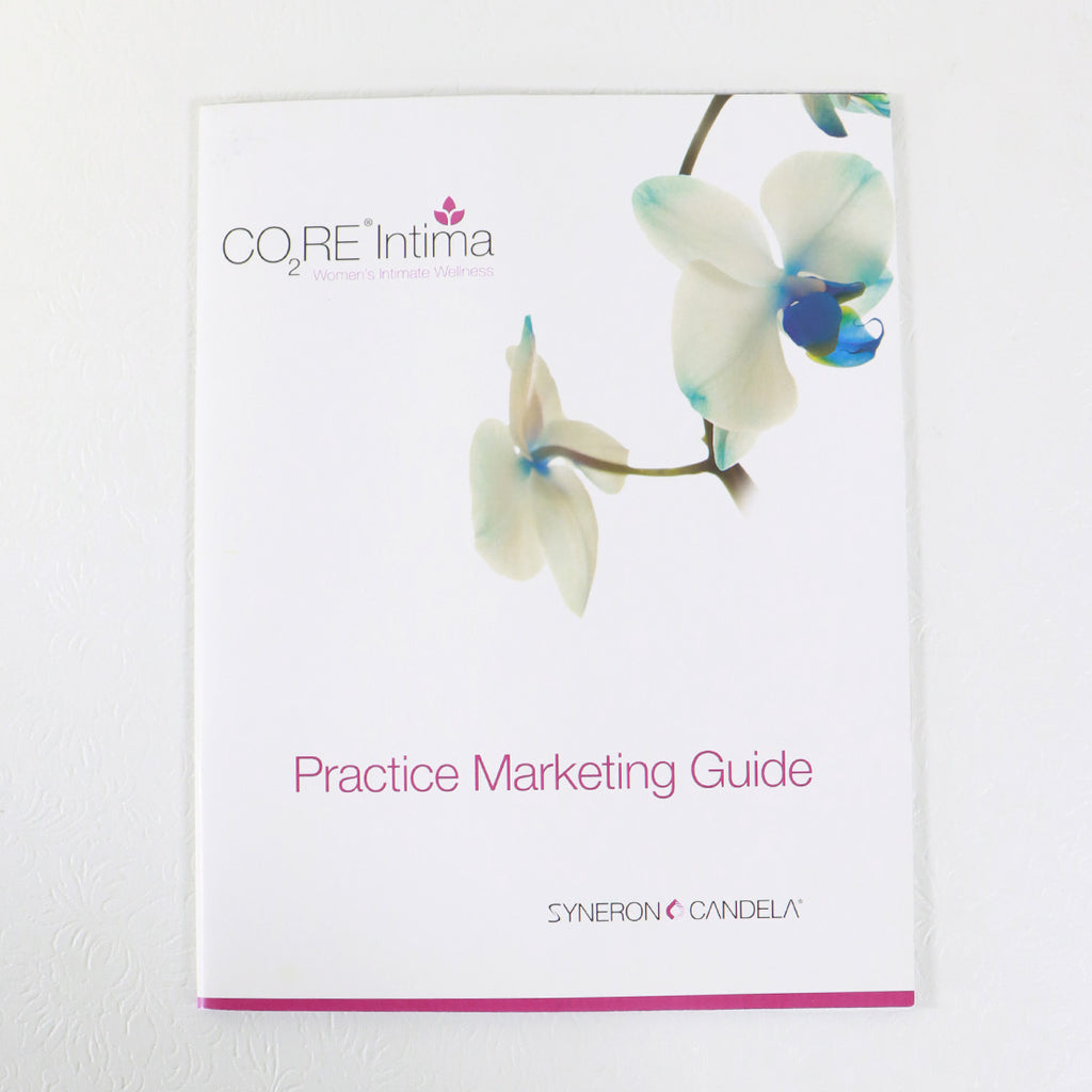 2016 Syneron Candela CO2RE Intima Practice Marketing Guide Booklet PB9074EN-NA