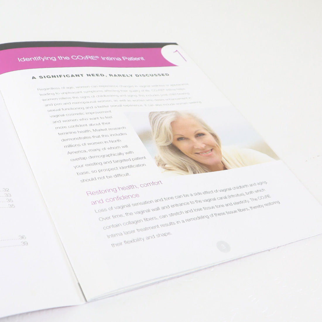 2016 Syneron Candela CO2RE Intima Practice Marketing Guide Booklet PB9074EN-NA