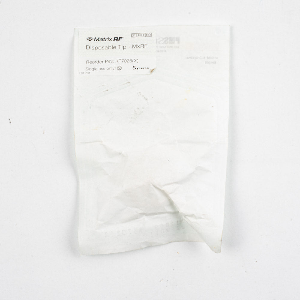 Syneron Matrix RF Disposable Tip MxRF PN - KT7026(X) LB7031
