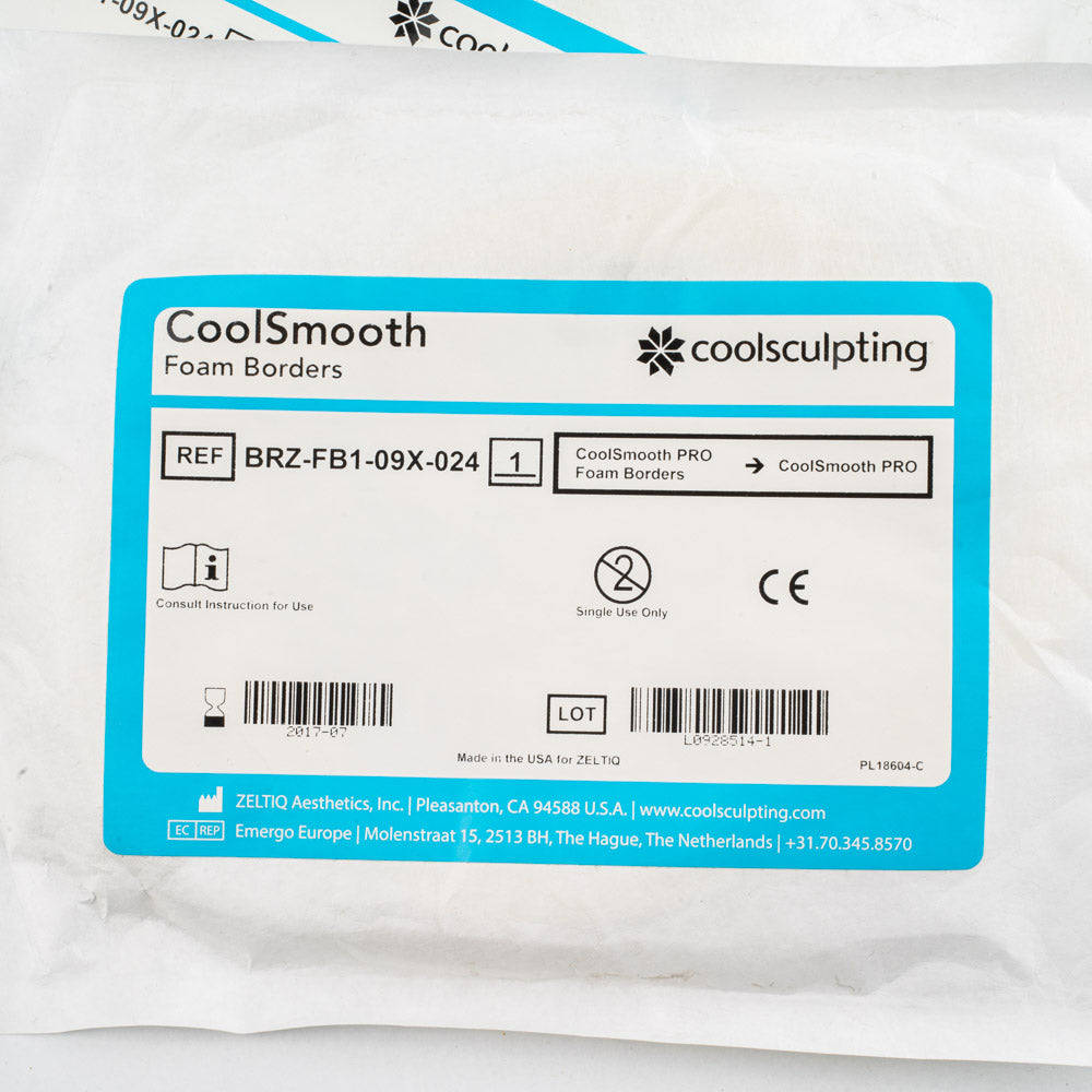 Zeltiq CoolSmooth Foam Borders CoolSculpting Cool Smooth BRZ-FB1-09X-024 (5Pk)