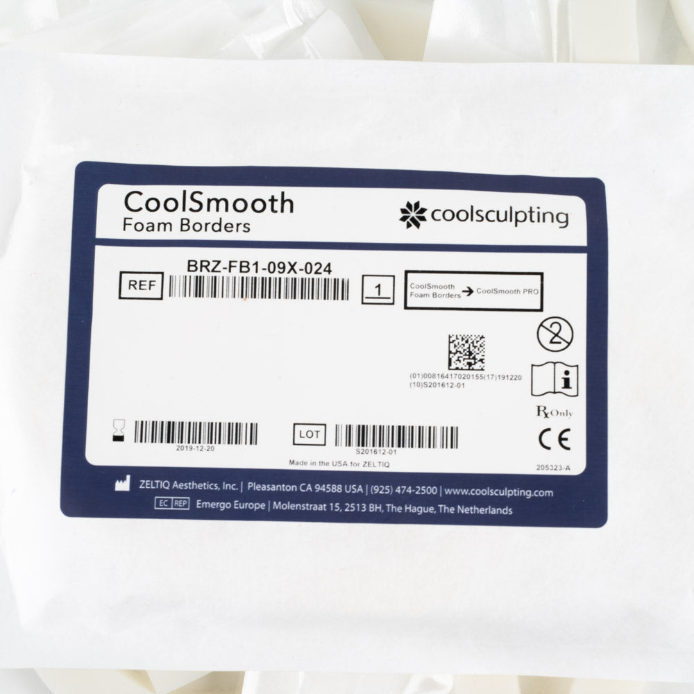 ZELTIQ Coolsculpting FOAM BORDERS CoolSmooth PRO BRZ-FB1-09X-024 (Qty 20)