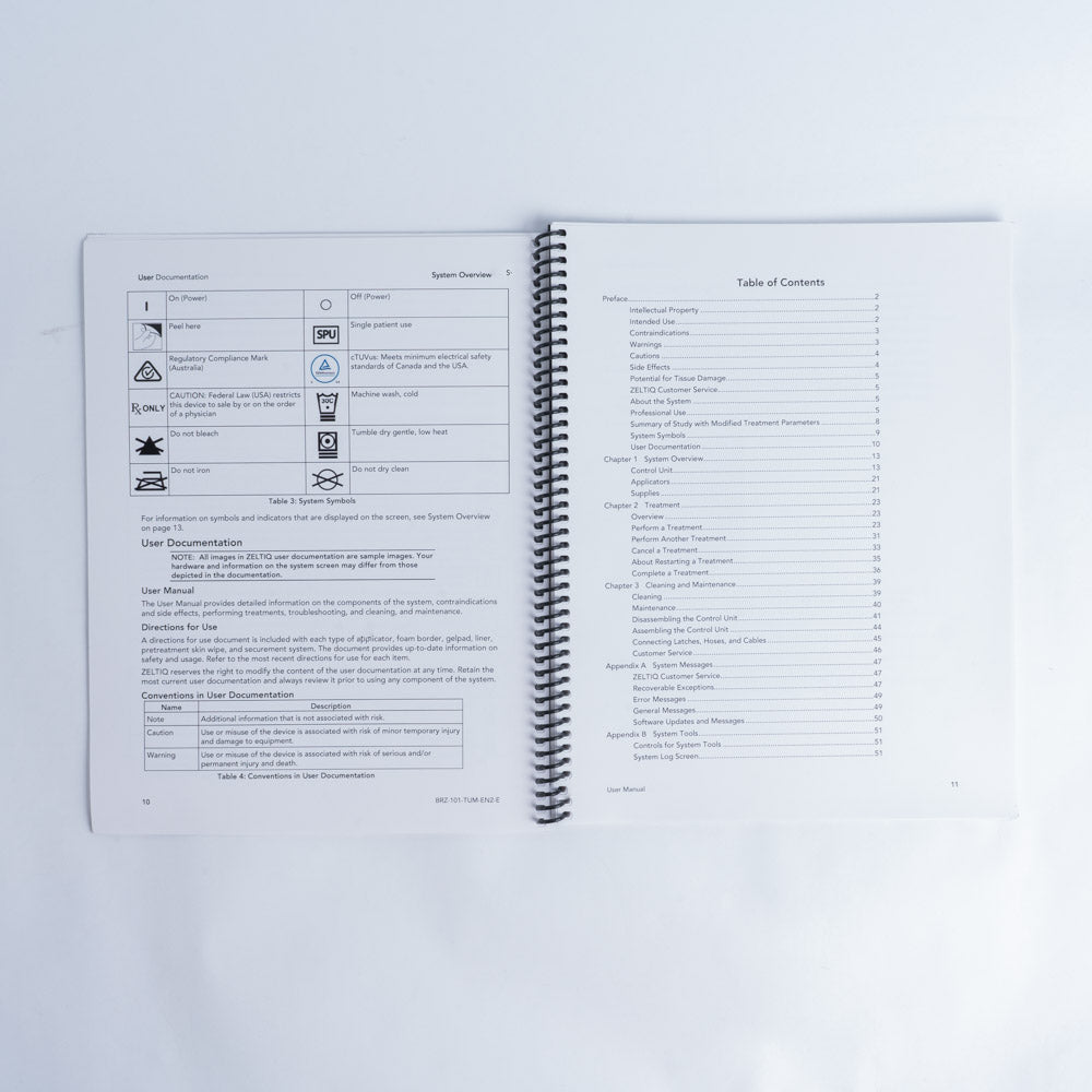 Cool Sculpting Zeltiq Breeze System CoolSculpting User Operator Manual