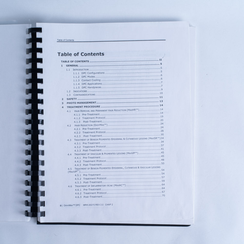 SharpLight Omni Max - USER MANUAL - MRK-0027- Rev 2.0 Instructional Book