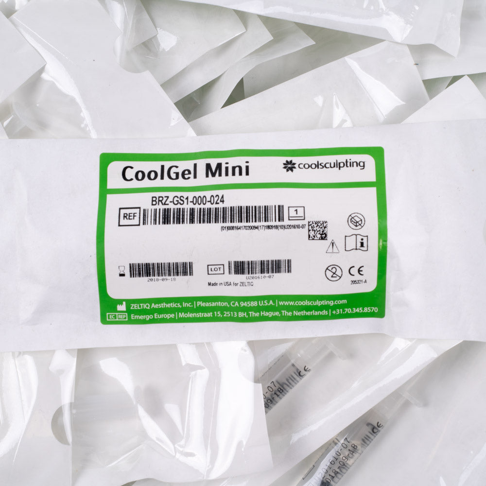 Zeltiq CoolSculpting CoolGel Mini Gel Tubes (Bx of 32) BRZ-GS1-000-024 Lot