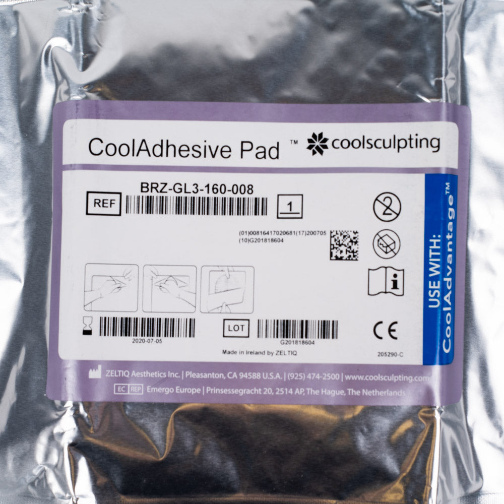 Zeltiq CoolSculpting COOLADHESIVE Pad BRZ-GL3-160-008 Cool Adhesive x10 Pcs