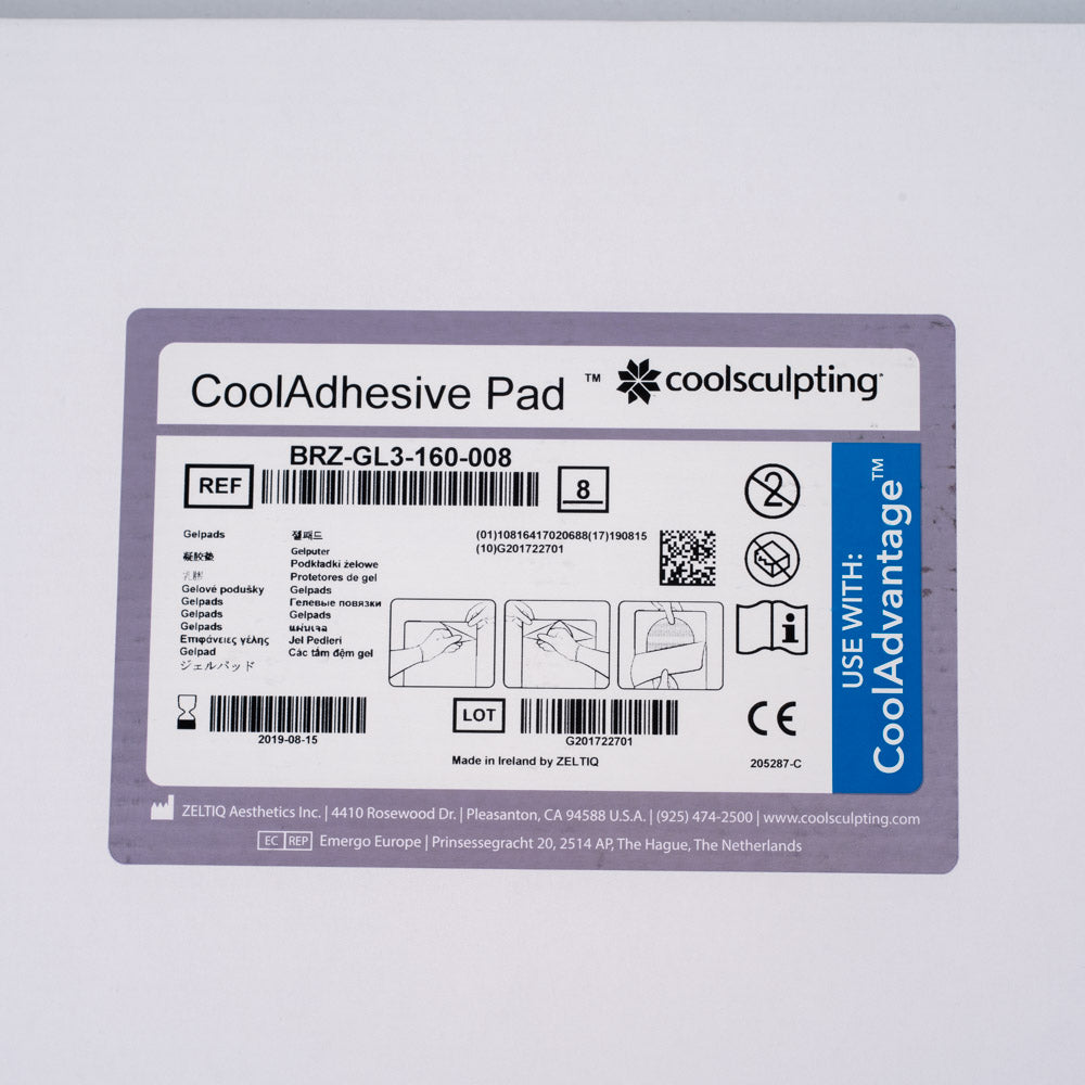 ZELTIQ CoolSculpting CoolAdhesive Pads REF: BRZ-GL3-160-008 CoolAdvantage